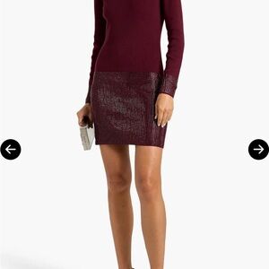 RETROFETE Rue Crystal-Embellished Knitted Mini Dress